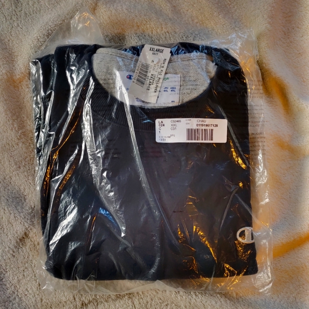 Champion Brand XXL Men's Crew Neck Fleece Sweatshirt